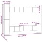 Set Mobili Porta TV 10 pz Rovere Marrone in Legno Multistrato Set Mobili Porta TV 10 pz Rovere Marrone in Legno Multistrato