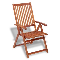 vidaXL Set da Pranzo da Giardino 7 pz in Legno Massello di Acacia