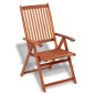 vidaXL Set da Pranzo da Giardino 7 pz in Legno Massello di Acacia