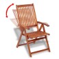 vidaXL Set da Pranzo da Giardino 7 pz in Legno Massello di Acacia
