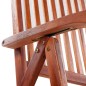 vidaXL Set da Pranzo da Giardino 7 pz in Legno Massello di Acacia