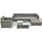 vidaXL Set Divani da Giardino 6 pz con Cuscini in Polyrattan Grigio vidaXL Set Divani da Giardino 6 pz con Cuscini in Polyrattan Grigio