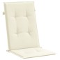 vidaXL Cuscini per Sedie 2 pz Crema 120x50x3 cm in Tessuto vidaXL Cuscini per Sedie 2 pz Crema 120x50x3 cm in Tessuto