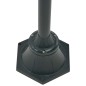 vidaXL Lampione da Giardino E27 220 cm Alluminio 2 Lampade Verde Scuro vidaXL Lampione da Giardino E27 220 cm Alluminio 2 Lampade Verde Scuro