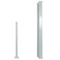 vidaXL Tenda da Sole Laterale Retrattile 120 x 300 cm Grigia vidaXL Tenda da Sole Laterale Retrattile 120 x 300 cm Grigia