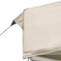 vidaXL Gazebo Professionale Pieghevole in Alluminio 6x3 m Crema