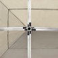 vidaXL Gazebo Professionale Pieghevole in Alluminio 6x3 m Crema