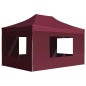 vidaXL Gazebo Professionale Pieghevole Alluminio Pareti 4,5x3m Rosso vidaXL Gazebo Professionale Pieghevole Alluminio Pareti 4,5x3m Rosso