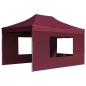 vidaXL Gazebo Professionale Pieghevole Alluminio Pareti 4,5x3m Rosso vidaXL Gazebo Professionale Pieghevole Alluminio Pareti 4,5x3m Rosso