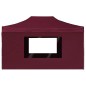 vidaXL Gazebo Professionale Pieghevole Alluminio Pareti 4,5x3m Rosso vidaXL Gazebo Professionale Pieghevole Alluminio Pareti 4,5x3m Rosso