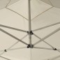 vidaXL Gazebo Professionale Pieghevole Alluminio con Pareti 3x3m Crema