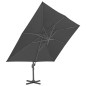 vidaXL Ombrellone a Sbalzo Palo in Alluminio 4x3 m Nero vidaXL Ombrellone a Sbalzo Palo in Alluminio 4x3 m Nero