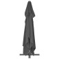 vidaXL Ombrellone a Sbalzo Palo in Alluminio 4x3 m Nero vidaXL Ombrellone a Sbalzo Palo in Alluminio 4x3 m Nero