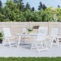 vidaXL Cuscini per Sedia 4 pz Crema 40x40x3 cm in Tessuto Oxford