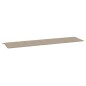 vidaXL Cuscino per Panca Tortora 200x50x3 cm in Tessuto Oxford