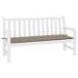 vidaXL Cuscino per Panca Tortora 200x50x3 cm in Tessuto Oxford