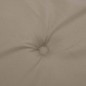 vidaXL Cuscino per Panca Tortora 200x50x3 cm in Tessuto Oxford