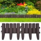 vidaXL Bordature per Prato 36 pz Marroni 10 m in PP vidaXL Bordature per Prato 36 pz Marroni 10 m in PP
