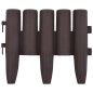 vidaXL Bordature per Prato 36 pz Marroni 10 m in PP vidaXL Bordature per Prato 36 pz Marroni 10 m in PP