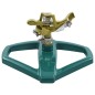 vidaXL Irrigatore Rotante Verde 21x22x13 cm in Metallo vidaXL Irrigatore Rotante Verde 21x22x13 cm in Metallo