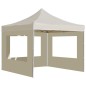 vidaXL Gazebo Professionale Pieghevole Alluminio con Pareti 2x2m Crema vidaXL Gazebo Professionale Pieghevole Alluminio con Pareti 2x2m Crema