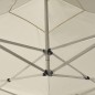 vidaXL Gazebo Professionale Pieghevole Alluminio con Pareti 2x2m Crema vidaXL Gazebo Professionale Pieghevole Alluminio con Pareti 2x2m Crema