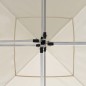 vidaXL Gazebo Professionale Pieghevole Alluminio con Pareti 2x2m Crema vidaXL Gazebo Professionale Pieghevole Alluminio con Pareti 2x2m Crema
