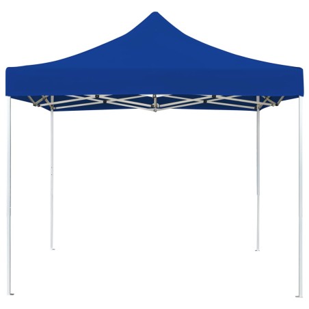 vidaXL Gazebo Professionale Pieghevole Alluminio 2x2m Blu