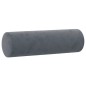 vidaXL Divano a 3 Posti con Cuscini Grigio Scuro 180 cm in Velluto vidaXL Divano a 3 Posti con Cuscini Grigio Scuro 180 cm in Velluto