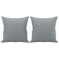 vidaXL Divano a 2 Posti con Cuscini Grigio Chiaro 120 cm in Tessuto vidaXL Divano a 2 Posti con Cuscini Grigio Chiaro 120 cm in Tessuto