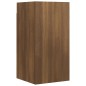Set Mobili Porta TV 7 pz Rovere Marrone in Legno Multistrato Set Mobili Porta TV 7 pz Rovere Marrone in Legno Multistrato