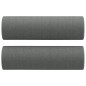 vidaXL Divano a 2 Posti con Cuscini Grigio Scuro 120 cm in Tessuto vidaXL Divano a 2 Posti con Cuscini Grigio Scuro 120 cm in Tessuto