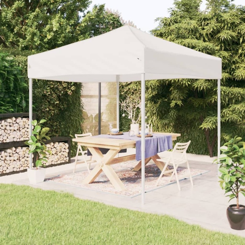 vidaXL Tenda per Feste Pieghevole Bianca 2x2 m vidaXL Tenda per Feste Pieghevole Bianca 2x2 m
