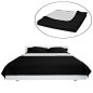 vidaXL Copriletto Trapuntato a Doppia Faccia Nero/Bianco 170 x 210 vidaXL Copriletto Trapuntato a Doppia Faccia Nero/Bianco 170 x 210