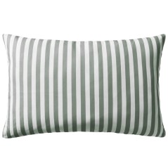 vidaXL Cuscini da Esterno 2 pz Stampa a Righe 60x40 cm Grigi