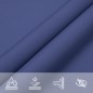 vidaXL Parasole a Vela in Tela Oxford Quadrata 7x7 m Blu
