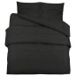 vidaXL Set Copripiumino Nero 200x220 cm in Microfibra Leggera vidaXL Set Copripiumino Nero 200x220 cm in Microfibra Leggera