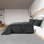 vidaXL Set Copripiumino Nero 200x220 cm in Microfibra Leggera vidaXL Set Copripiumino Nero 200x220 cm in Microfibra Leggera