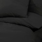 vidaXL Set Copripiumino Nero 200x220 cm in Microfibra Leggera vidaXL Set Copripiumino Nero 200x220 cm in Microfibra Leggera