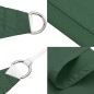 vidaXL Vela Parasole in Tela Oxford Quadrata 2,5x2,5 m Verde Scuro vidaXL Vela Parasole in Tela Oxford Quadrata 2,5x2,5 m Verde Scuro