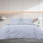 vidaXL Set Copripiumino Grigio 200x220 cm in Microfibra Leggera vidaXL Set Copripiumino Grigio 200x220 cm in Microfibra Leggera