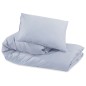 vidaXL Set Copripiumino Grigio 200x220 cm in Microfibra Leggera vidaXL Set Copripiumino Grigio 200x220 cm in Microfibra Leggera
