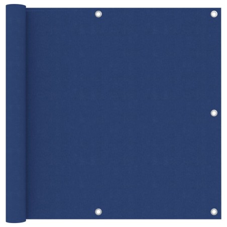 vidaXL Paravento Balcone Blu 90x400 cm in Tessuto Oxford