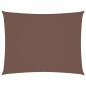 vidaXL Parasole a Vela Oxford Rettangolare 2,5x3,5 m Marrone vidaXL Parasole a Vela Oxford Rettangolare 2,5x3,5 m Marrone