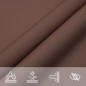 vidaXL Parasole a Vela Oxford Rettangolare 2,5x3,5 m Marrone vidaXL Parasole a Vela Oxford Rettangolare 2,5x3,5 m Marrone