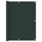 vidaXL Paravento da Balcone Verde Scuro 120x600 cm Tessuto Oxford vidaXL Paravento da Balcone Verde Scuro 120x600 cm Tessuto Oxford