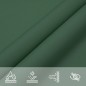 vidaXL Parasole a Vela Oxford Rettangolare 4x7 m Verde Scuro vidaXL Parasole a Vela Oxford Rettangolare 4x7 m Verde Scuro
