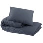 vidaXL Set Copripiumino Antracite 260x240 cm in Microfibra Leggera vidaXL Set Copripiumino Antracite 260x240 cm in Microfibra Leggera