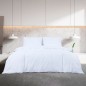 vidaXL Set Copripiumino Bianco 200x200 cm in Microfibra Leggera vidaXL Set Copripiumino Bianco 200x200 cm in Microfibra Leggera