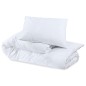 vidaXL Set Copripiumino Bianco 200x200 cm in Microfibra Leggera vidaXL Set Copripiumino Bianco 200x200 cm in Microfibra Leggera